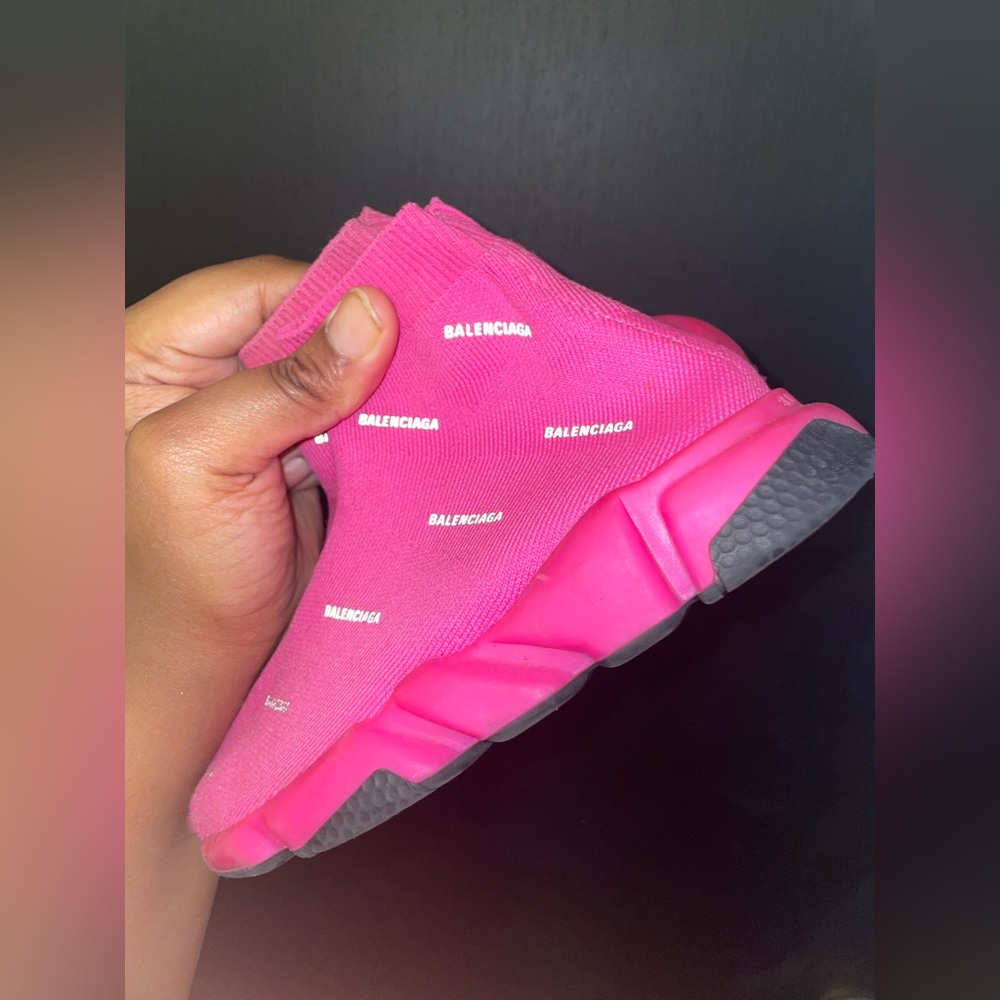 Kids Pink Balenciaga Runners